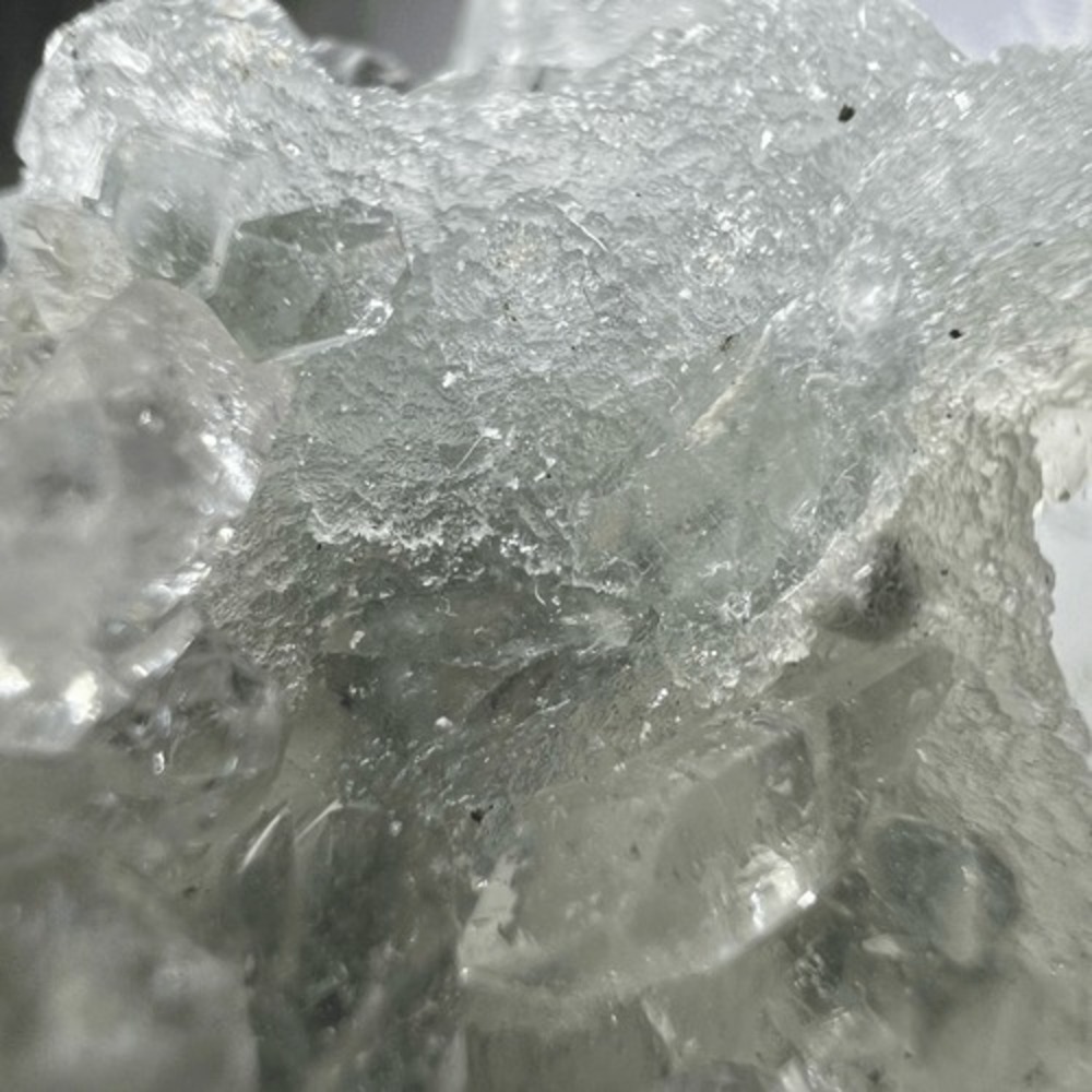 Apophyllite Blue Gray Crystal Mini Cluster - Picture 9 of 14